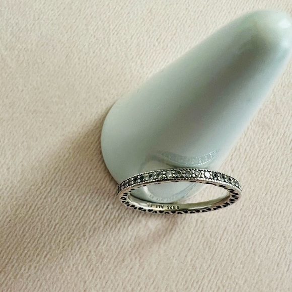 Pandora Sparkle & Hearts Ring, sterling silver. - Picture 3 of 7